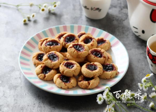 零失敗的果醬拇指餅干做法，入門級別烘焙，新手也能做好